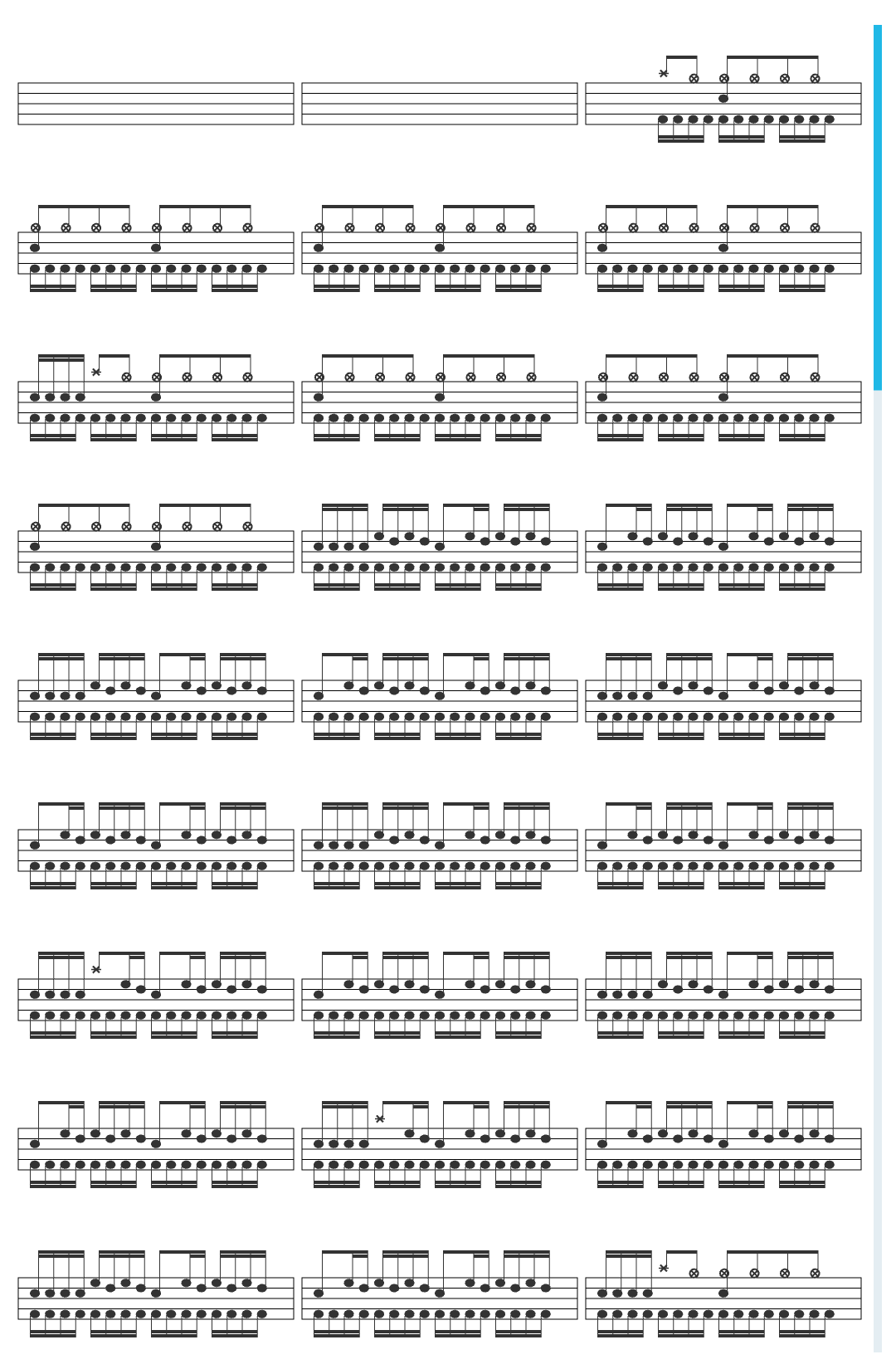 Apocalyptica Quutamo drum sheet