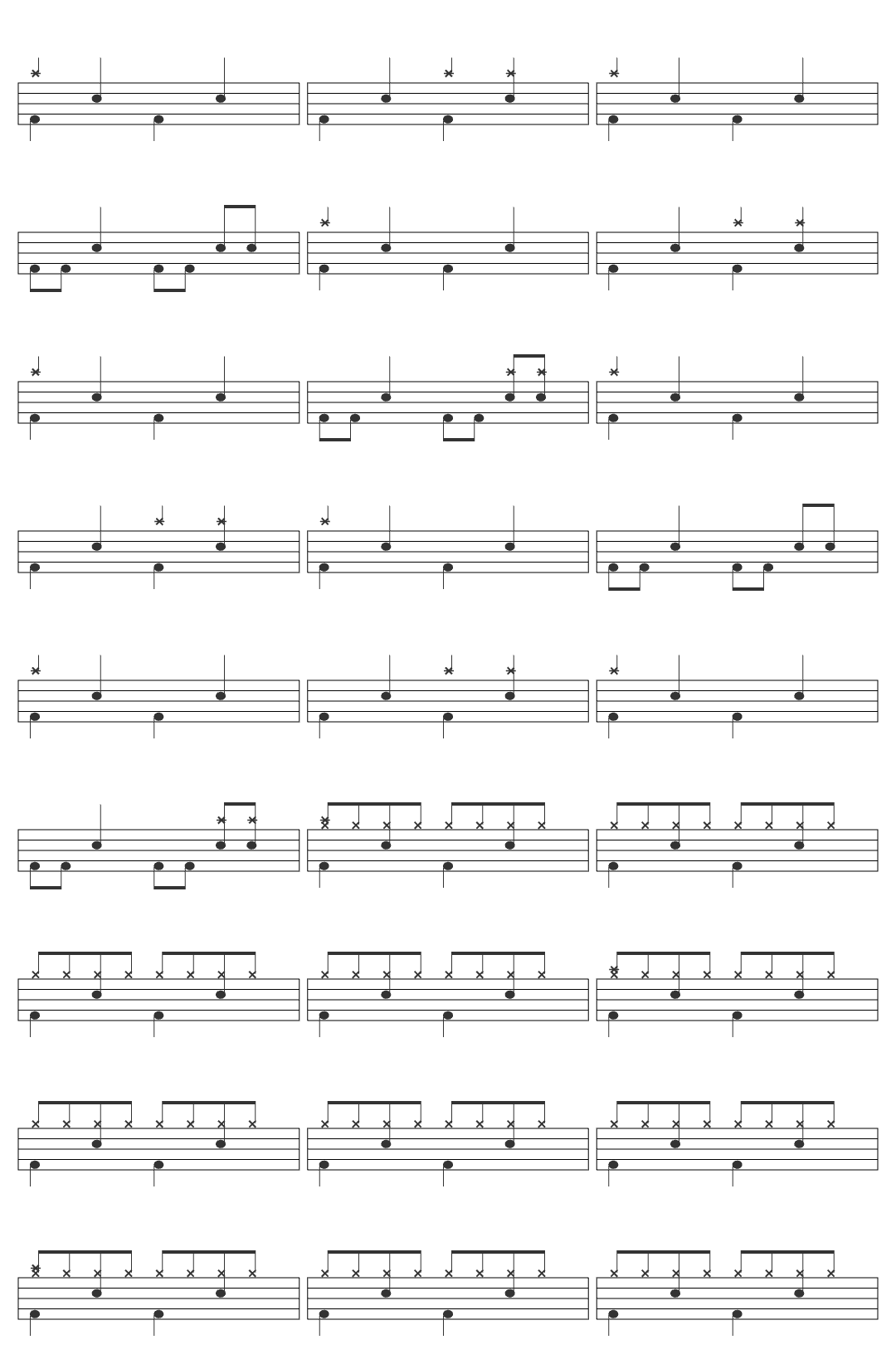 Theatre of Tragedy Lorelei drum sheet