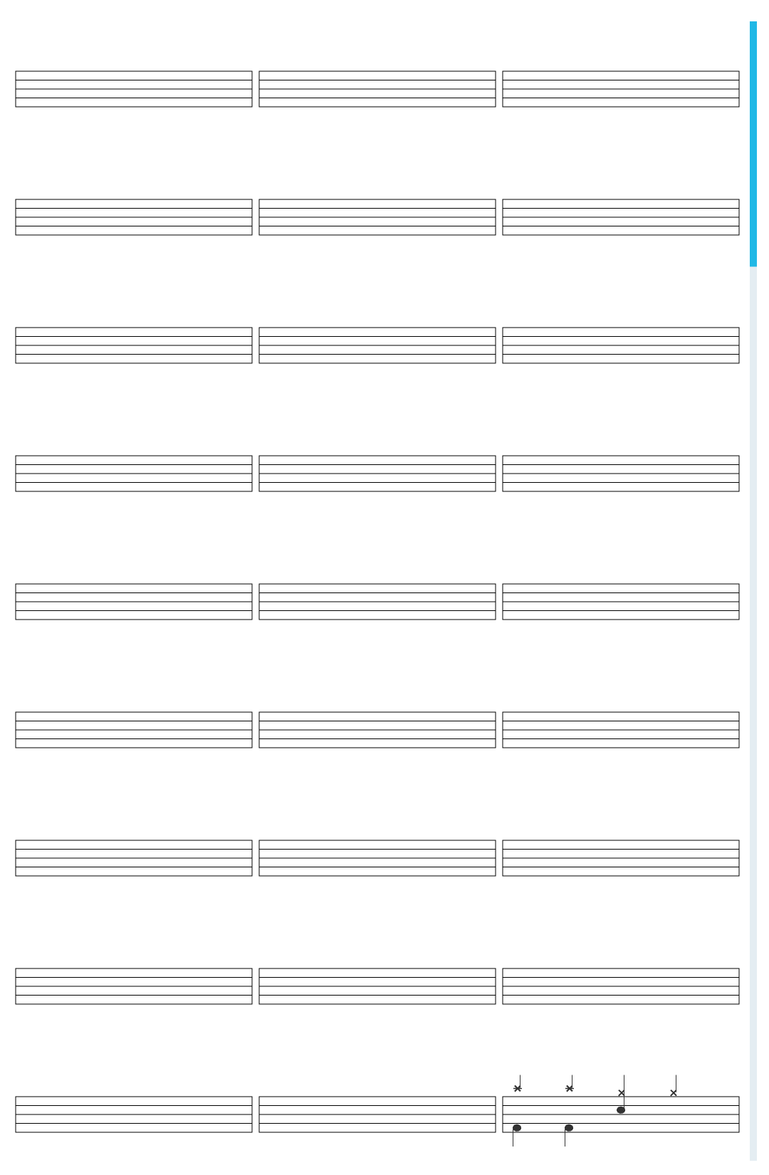 System Of A Down Spiders drum sheet