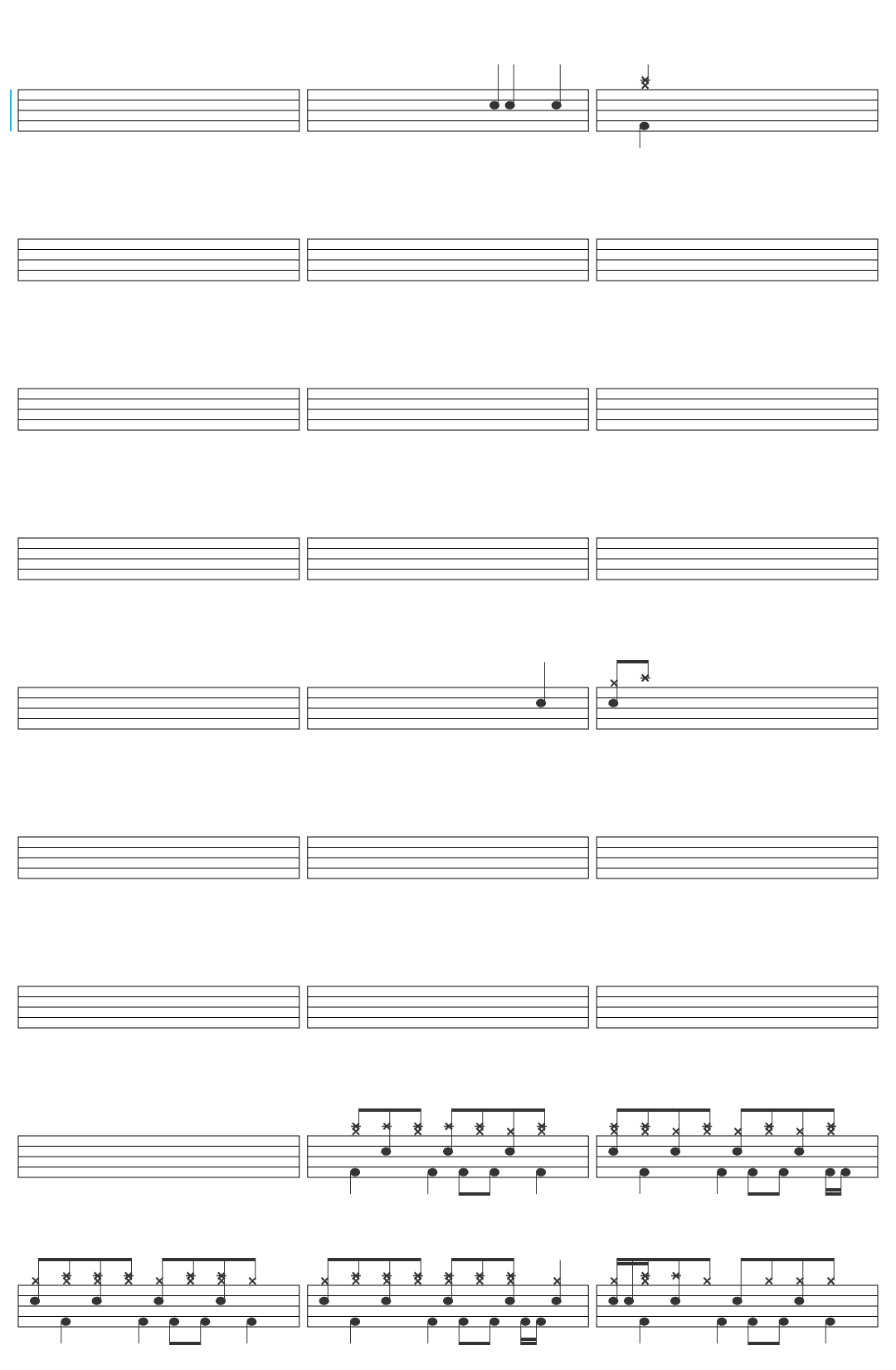 Linkin Park The Emptiness Machine drum sheet