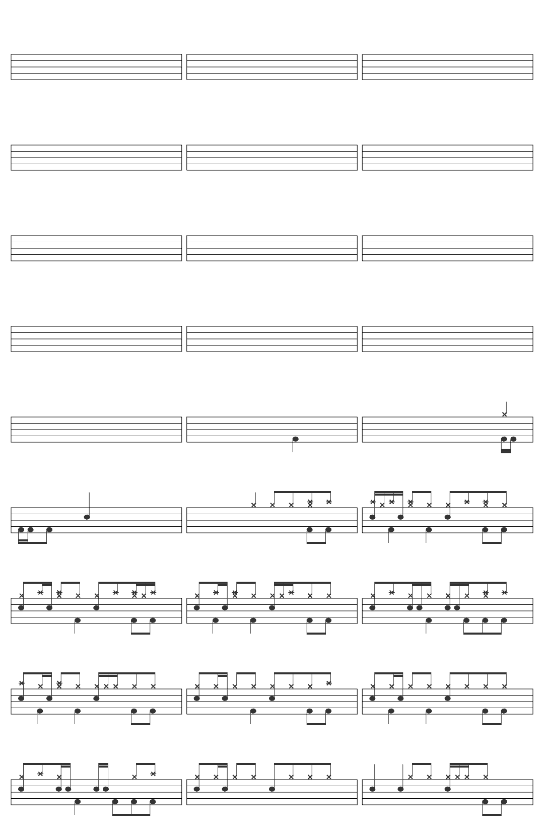 Linkin Park Heavy Is the Crown-v2 drum sheet