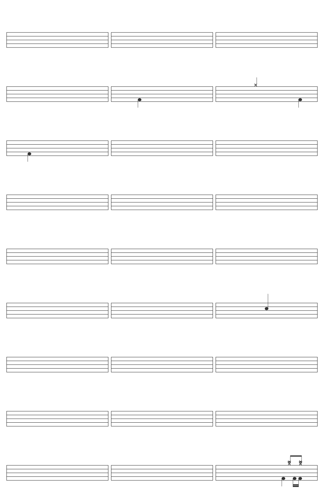 Godsmak I stand alone (2) drum sheet